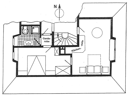 Grundriss Appartement Nr. 5